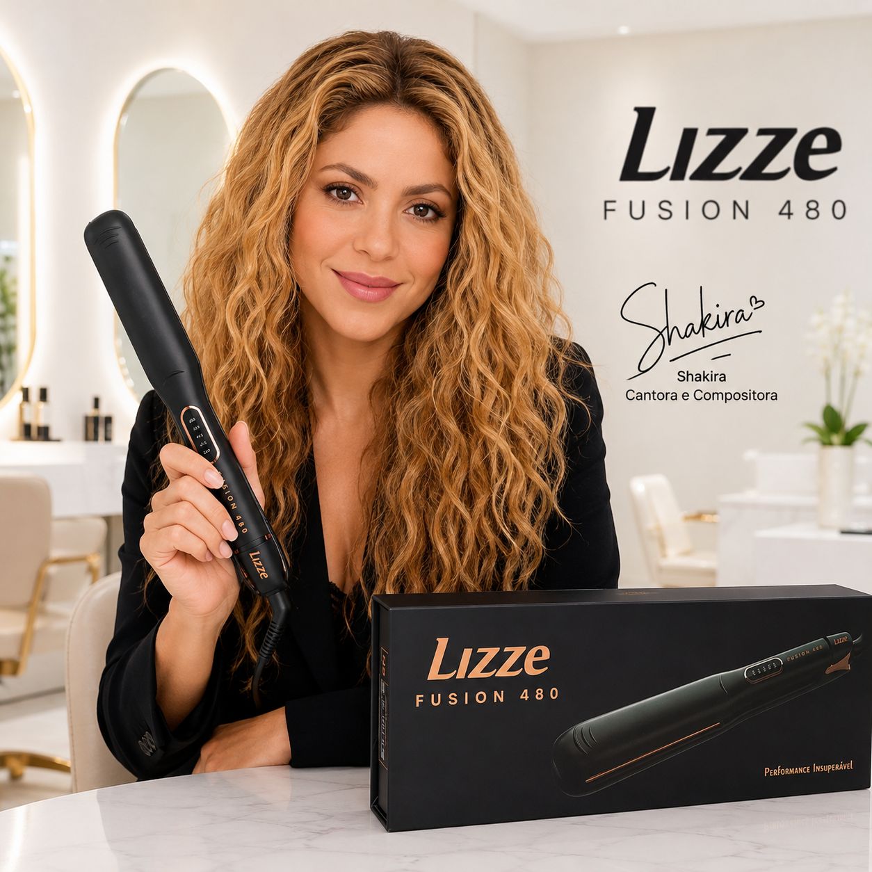 اتو مو لیز مدل فیوژن۴۸۰ (Lizze Fusion 480°F) کراتینه و تراپی مو اصلی